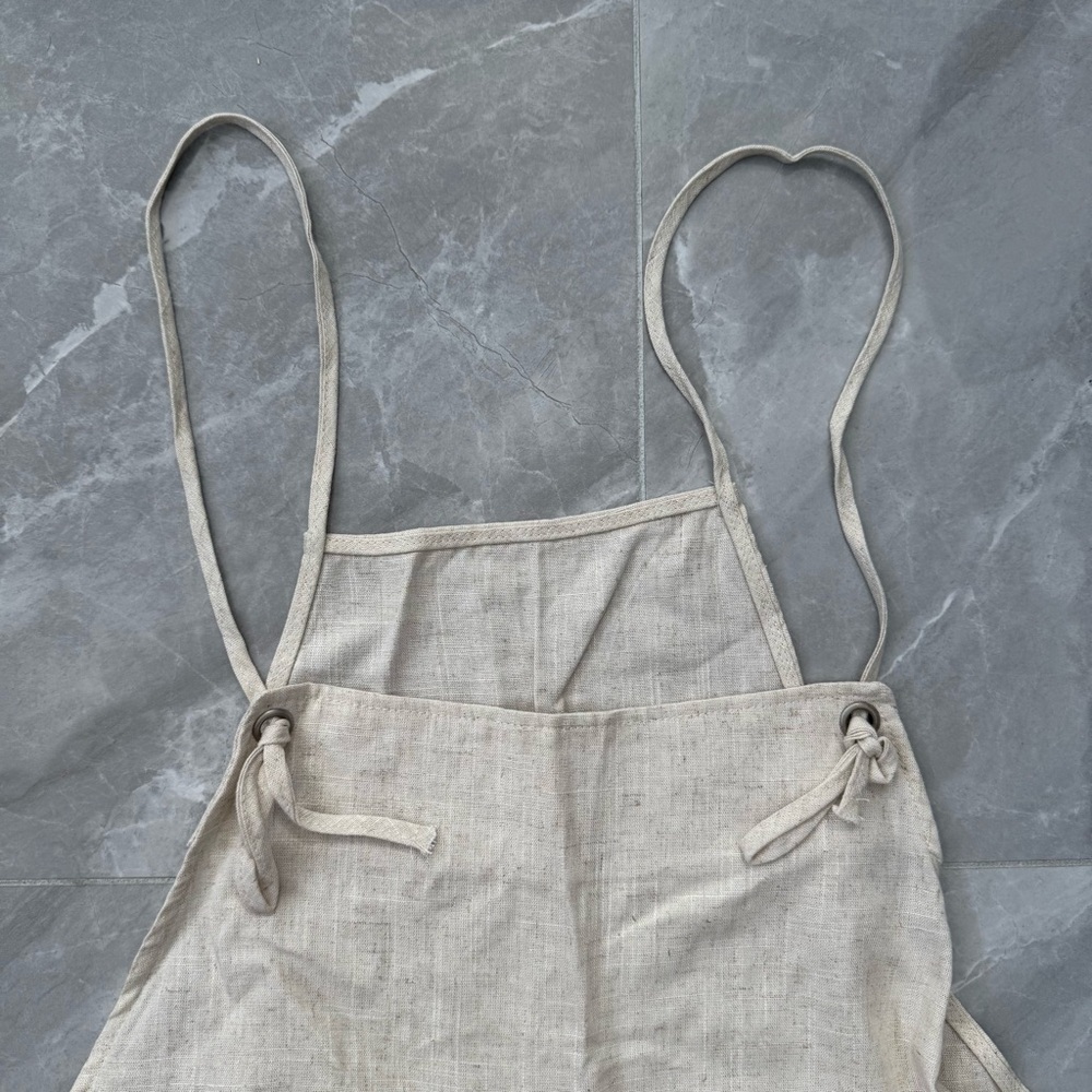 Women’s HYFVE Linen Blend Spaghetti Strap Sleeveless Jumpsuit Pants Size Small - Picture 3 of 15